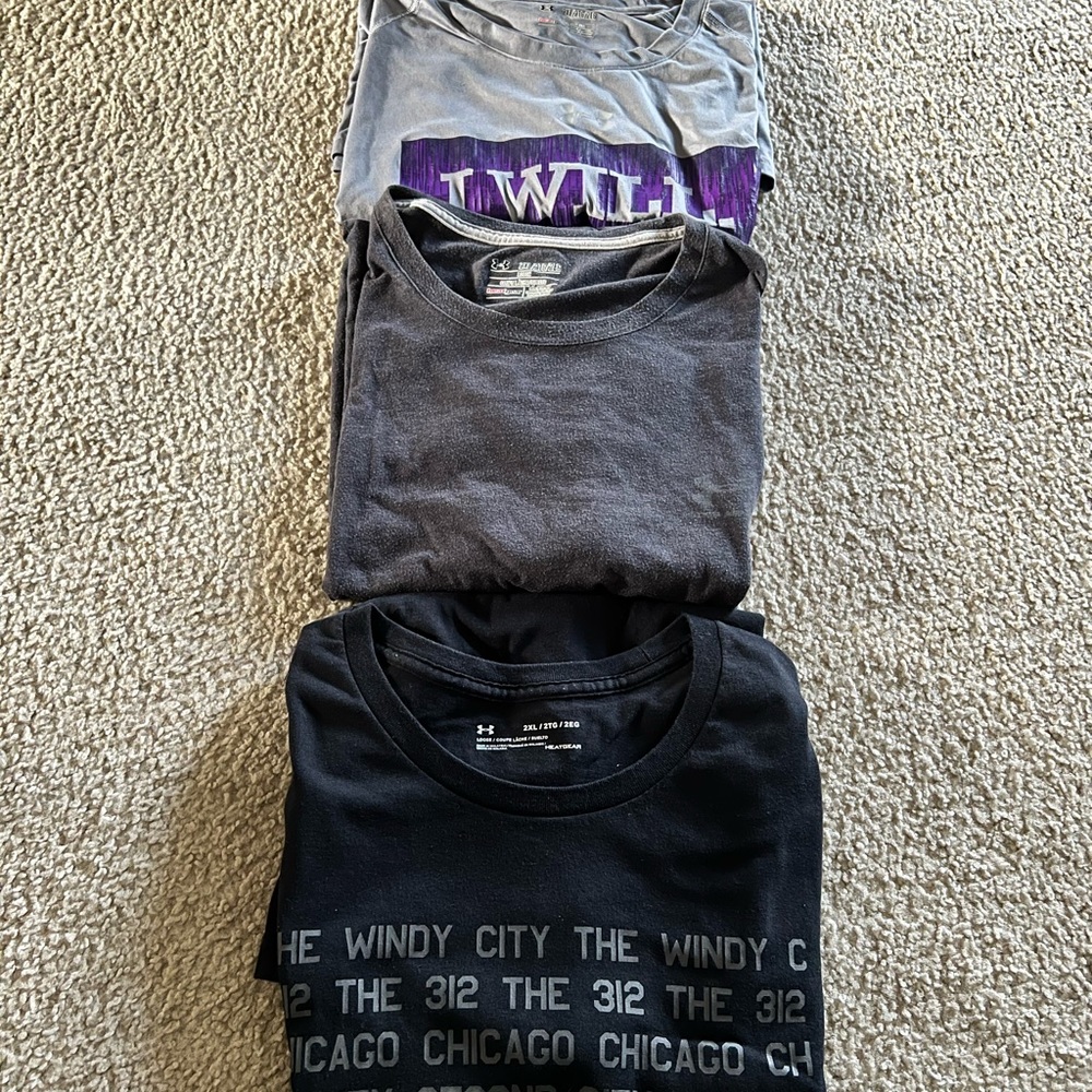 Bundle- 3 Under Armour t-shirts